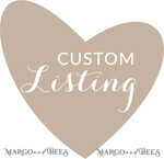 150 custom wedding sets- payment part 1//